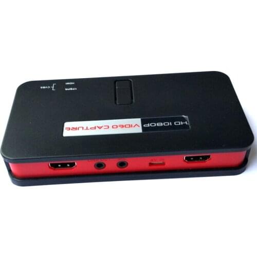 2017 new 1080P Video capture card, capture video audio from HDMI/YPbPr equipment to HDMI/ USB Flash Disk/sd card, Free shipping