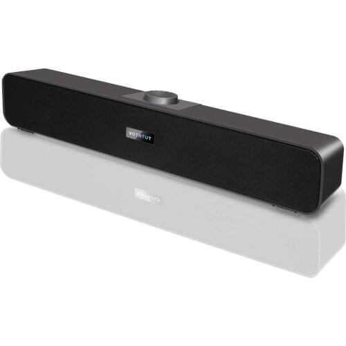 2021 hot selling Wired USB Desktop Speaker for PC, USB Powered Sound Bar Laptop Speaker,Rotating buttons