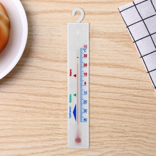 Mini Refrigerator Digital Thermometer Hanging Fridge Freezer Thermometer Indoor Household Temperature Meter with Hook Measuremen