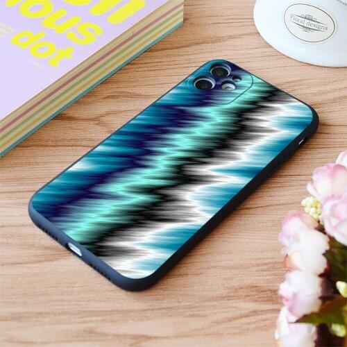 For iPhone Warped Time Print Soft Matt Apple iPhone Case 6 7 8 11 12 Plus Pro X XR XS MAX SE