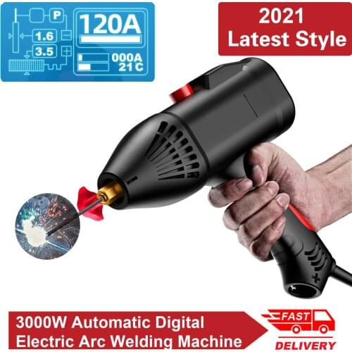 220V 3000W Handheld Portable Electric Arc Welding Machine Automatic Digital Intelligent Welding Machine Current Adjustment