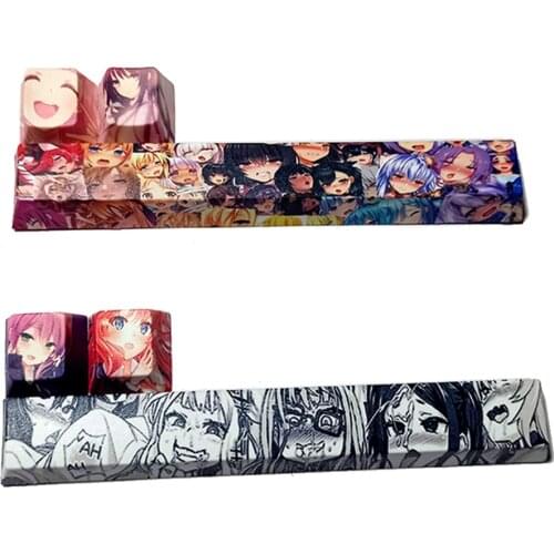 Durable PBT 6.25U Space Keycap Cherry Profile Five Sides Dye-Subbed Keycap Replacement for Cherry MX Mechanical Keyboard