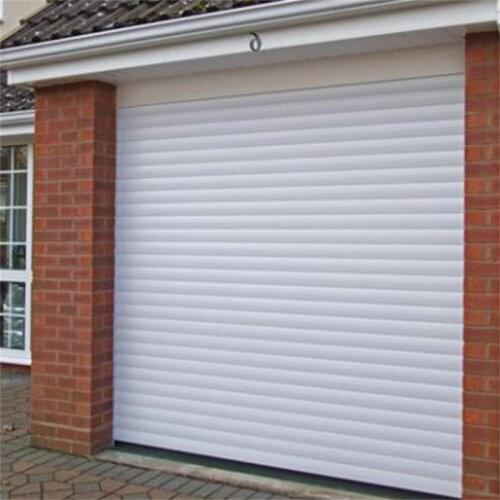 Manual alluminium rolling garage door