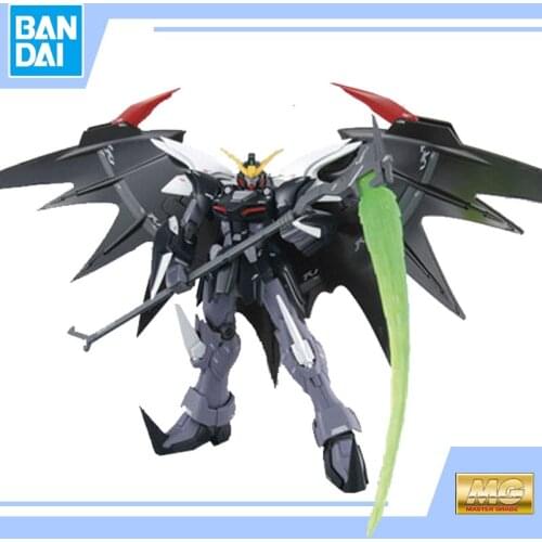 BANDAI Assembly Model MG 1/100 Deathscythe Hell Gundam Action Toy Figures Gifts for Children
