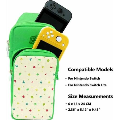 For Animal Crossing Shoulder Bag Shoulder Pouch Carrying Bag Cute Laptop Bag GamePad Bag Controller Bag For Nintendo Switch Case