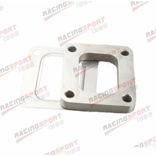T4 Undivided SS304 Turbo Inlet Weld Flange 1/2" Thick + SS304 Gasket