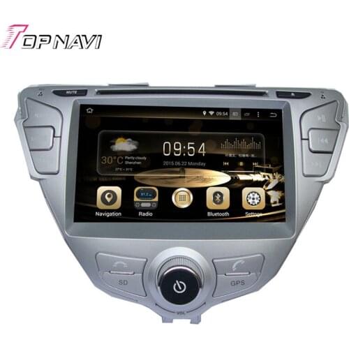 Topnavi 7'' Octa Core 4GB Android 6.0 Car Video Player Auto Audio DVD PC for HYUNDAI ELANTRA/MD 2011- GPS Navigation Radio