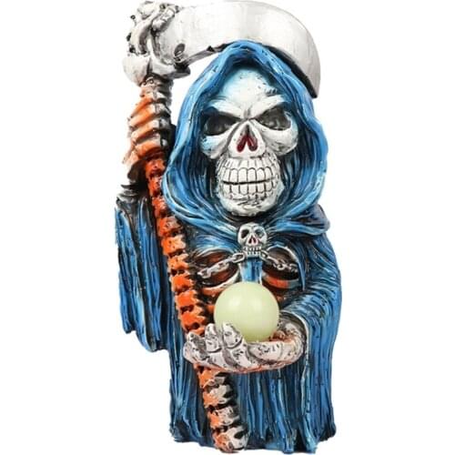 Y55B Study/Cafe Ornament Decor Home Decoration Skeleton Ghost Death Design Resin Made