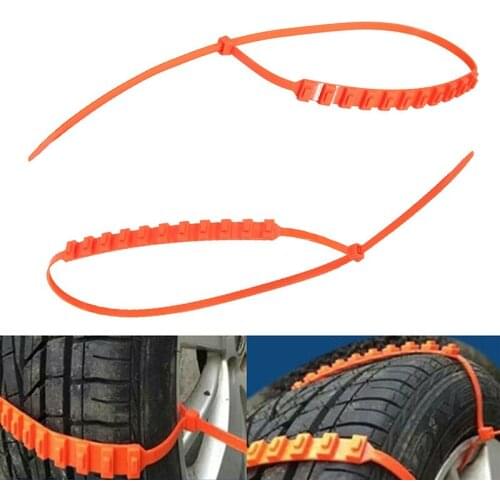 1PC Universal Car Wheel Accessories Snow Mud Relief Anti-skid Snow Tire Chain Nylon Strap Belt