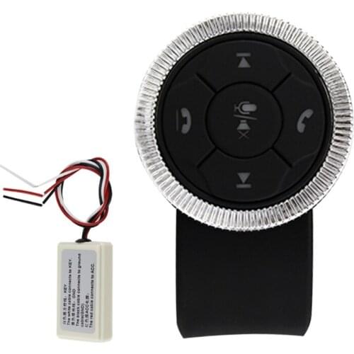 Universal 7-Key Car Auto Radio Remote Button Multimedia Steering Wheel Button Smart Control Switch