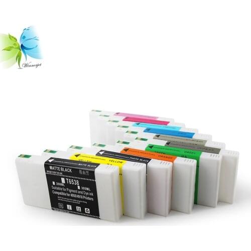 Winnerjet 2 sets/lot compatible prefilled ink cartridge with sublimation ink for Epson stylus pro 4900 printer ink cartridge