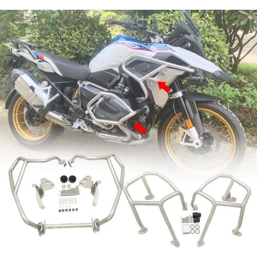 For BMW R1250GS R 1250 GS LC 2019 2020 Bumper Upper and Lower Engine Guard Highway Freeway Crash Bar Fuel Tank Protector Motorcy