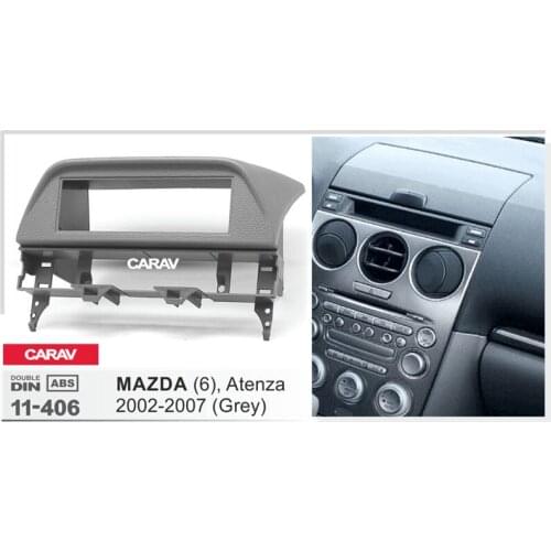 1 Din Radio Fascia for MAZDA (6) Atenza 2002-2007 DVD Stereo Panel Dash Mount CARAV 11-406