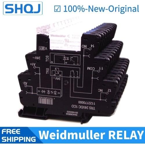 5pcs Weidmuller Slim Relay TRS 24VDC 1CO 1122770000 A6 Brand new and original Slice relay