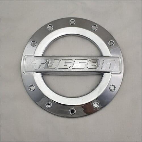 For Hyundai Tucson 2004 2005 2006 2007 2008 2009 Accessories Fuel Tank Cap Cover Car fuel tank cover ABS Chrome plated