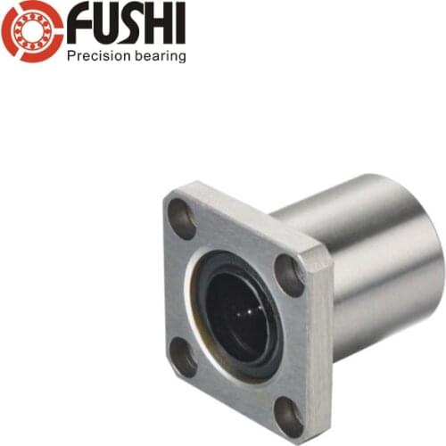 LMK UU Square Flange Linear Bearing ( 4 Pcs ) LMK12UU LMK13UU LMK16UU LMK20UU LMK25UU LMK30UU Square Flange Type Linear Bearings