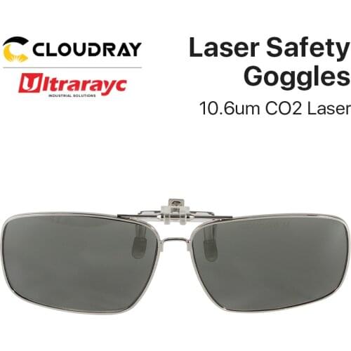 Ultrarayc 10600nm Clip-on Laser Safety Goggles OD6+ CE Style G For 10.6um CO2 Laser Engraving & Marking Machine