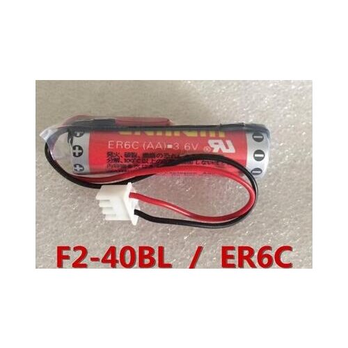 10PCS FREESHIPPING ER6C AA3.6V lithium battery with plug F2-40BL FX2N-48MT PLC ER6C(3.6V)