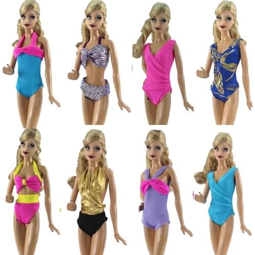 NK Mixed One Set Multiple Sets Can Pick Girls Swimwear Beach Swim Swimsuit For Barbie Doll Accessories Best Girl Gift JJ 6X
