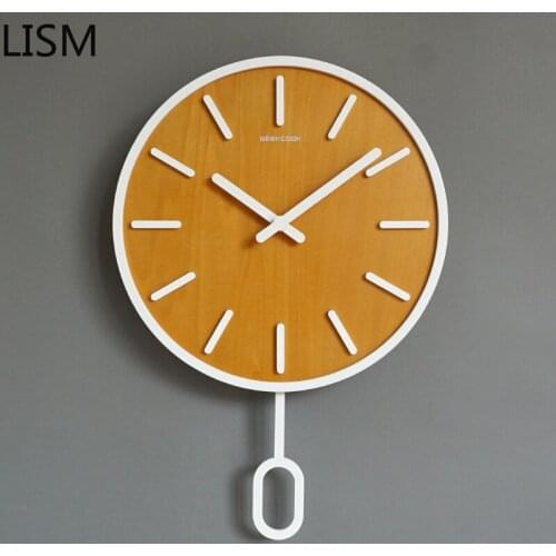 Nordic Wall Clock Creative Quartz Clock Light Luxury Mute Wall Watch Living Room Modern Minimalist Clock Reloj De Pared Moderno
