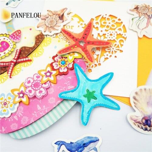 PANFELOU The starfish Scrapbooking DIY Halloween Embossing mould card paper die stencils punch Metal cuts dies cutting Easter
