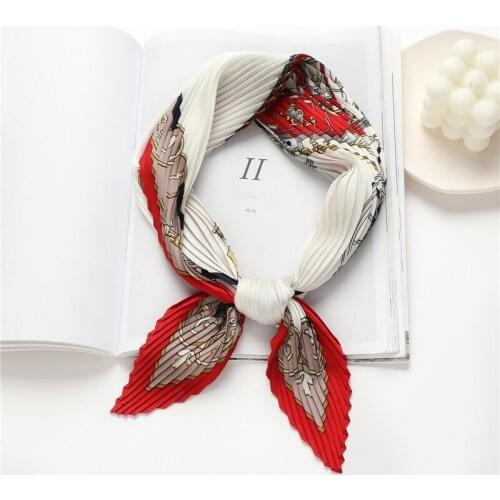 New Headband Headscarf For Women Satin Silk Handkerchief Ladies Ribbon For Hair Tie Accessories For Girls Fashion Bandana 2021