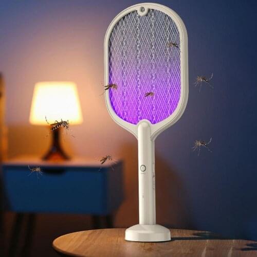 Durable Anti Mosquito Fly Swatter Bug Zapper Killer Tool Premium Electric Mosquito Swatter Reliable for Indoor
