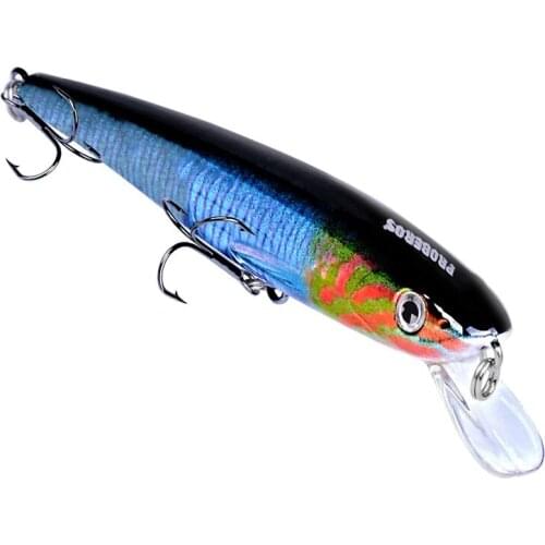 Fishing lure 4.42"-11cm fishing bait 11.22g Crankbait fishing tackle 6 color Minnow Lures 4# Hook