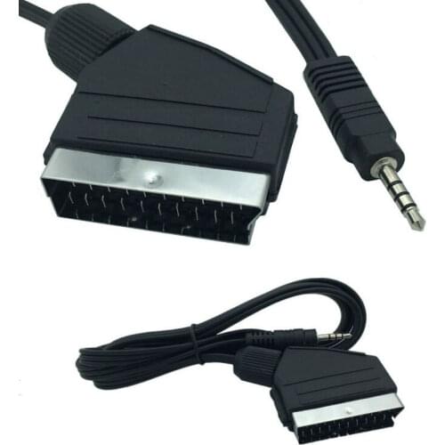 Scart male to DC 3.5mm male audio Stereo cable 1.5M