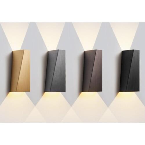 Modern Creative Geometric LED Wall Light Modern Bedside Wall Lamp Minimalist Background Staircase Aisle Corridor Wall Sconce