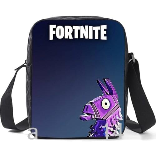 Game Fortnite birthday childrens casual messenger bag boy shoulder bag children cartoon fortnite toys small bag gift