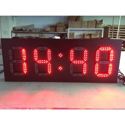 High Brightness LED Time Screen 6'' 8'' 10'' 12'' 15'' led Temperature Screen LED lamp 800x305mm Outdoor led Display