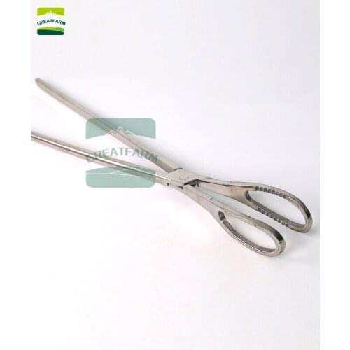 Pig midwifery forceps stainless metal sow midwifery clip dystocia veterinary midwifery equipment sow production auxiliary tools