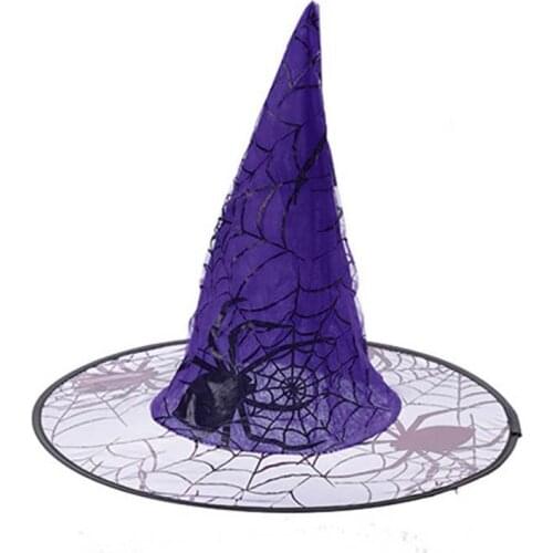 Halloween Decoration Stylish Trendy Witch Hat for Adult Womens Pumpkin Witch Hat For Kids Halloween Costume Accessory