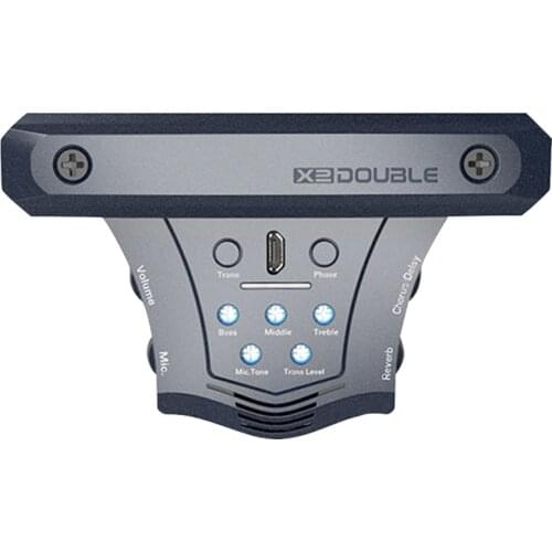 DOUBLE G0 Acoustic Guitar Pickup Chorus Delay Reverb Effects Magnetic Pickups Piezo Soundhole Frequency Mic Guitar Accessories