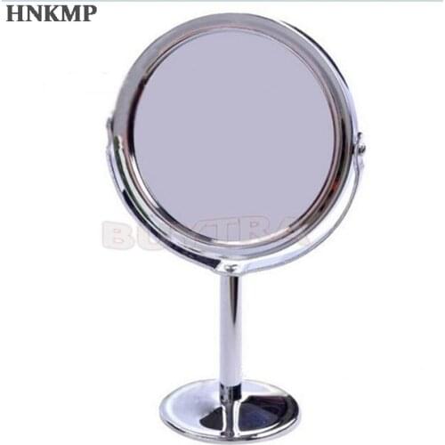 Mirror Makeup Tools Women Beauty MakeUp Mirror Dual Side Normal+Magnifying Oval Stand Compact Mirror Cosmetic