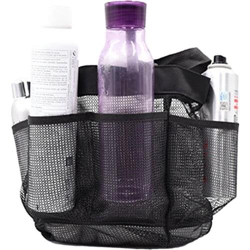 1pc Beach Storage Bag With Detachable Cooling Bag Beach Mesh Tote Bag Beach Mesh Bag Foldable Toy Tote Swimming Bag 33x25cm