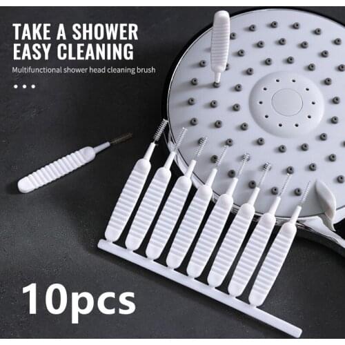 10pcs/set Anti-clogging Cleaning Brush Pore Gap Cleaning Brush Shower Head Cleaning Cell Phone Hole Keyboard Cleaning Brush