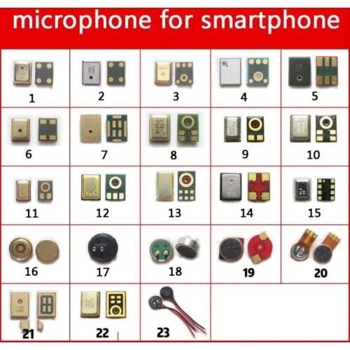2/3/4/5/6/8 pin MIC Microphone Redmi Transmitter Loudspeaker Knowles 4013 Smartphone PC Latop Motherboard FFC FPC Repair Part