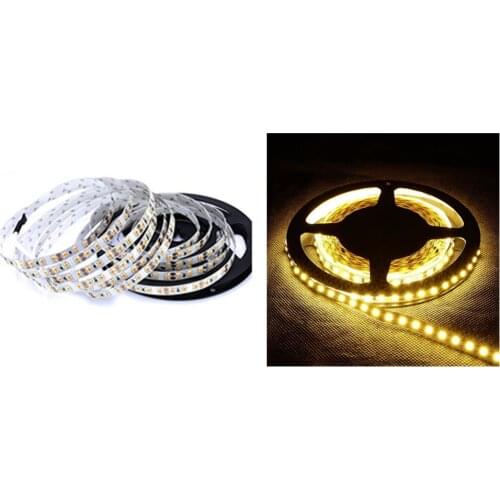 5m SMD 2835 600 LEDs 12V 72W 7500LM IP20 Dust-sealed Sealed LED Lamp Strip Band Tube Lights