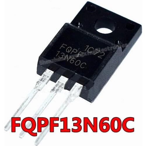 5pcs/lot FQPF13N60C 13NM60N 13N60 K13A60D 13A600V TO-220F MOSFET