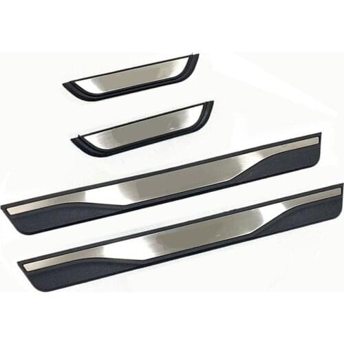 Car Styling For Lada Vesta SW Cross 2015-2018 2019 2020 Accessories Stainless Door Sill Scuff Plate Guard Pedal Protectors Cover