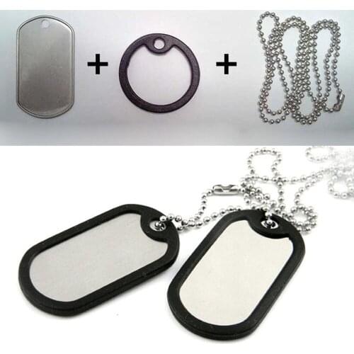 1000pcs/lot Stainless Steel Curling Edge Dog Tags Rolling Edge Army Dog Tags Suitable for Punching Machines Wholesale