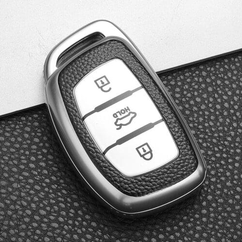 Key Case Cover For Hyundai iX20 I30 IX35 I40 Ix25 Tucson Verna Sonata Smart Remote Keychain Protection Shell Holder