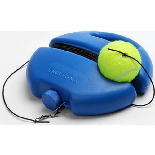 Tennis trainer training aids tool with 4M rope ball practice Self-Study rebound tennis partner sparring device heavy duty