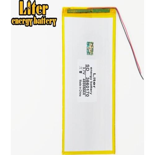 Best battery brand 3.7V 4800mAh lithium-ion Tablet polymer battery 3560170 tablets LED mobile power battery