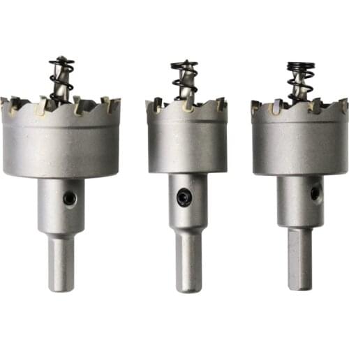 20mm 20.5mm 21mm 21.5mm 22mm Carbide Alloy Stainless Steel Metal Metalworking Iron AL Power Tool Core Drill Bit Cutter Hole Saw