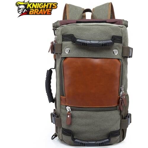 Retro Motorcycle Bag Men Motorcycle Backpack Mochila Motociclista Travel Luggage Shoulder Bag Outdoor Large Capacity Luggage Bag