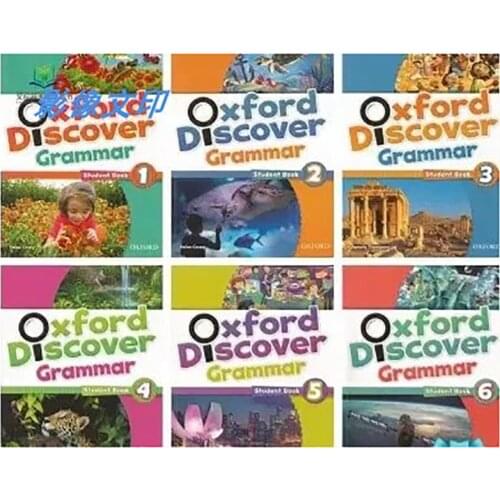 6 Books Oxford Discover Grammar 1/2/3/4/5/6Complete Set Of Textbooks Oxford Reading And Writing