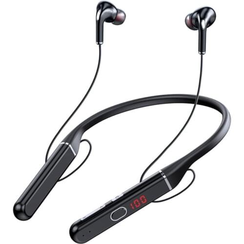 S650 Neckband Headphone TWS Bluetooth-Compatible 5.0 Earphone Stereo Bass Noise Cancelling Magnet Headset For Sport